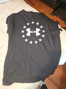 Under Armour Black Tee with Star Logo
